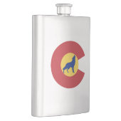 Colorado Wolf Flachmann (Rechts)