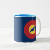 Colorado Wolf Zweifarbige Tasse (VorderseiteRechts)