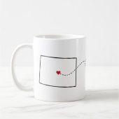 Colorado zu Connecticut - Heart2Heart Kaffeetasse (Links)