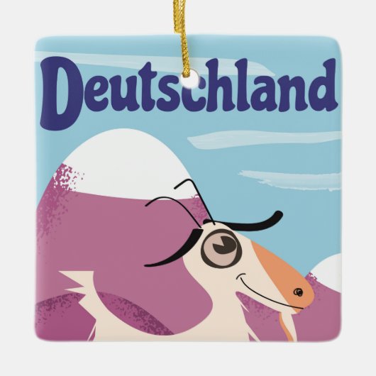 Colorado zum Ski! Keramikornament (Vorderseite)