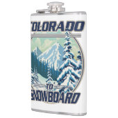Colorado zum Snowboard Flachmann (Links)