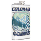 Colorado zum Snowboard Flachmann (Rechts)