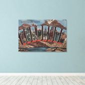 ColoradoGroße BuchstabenszenenColorado Leinwanddruck (Insitu (Holzboden))