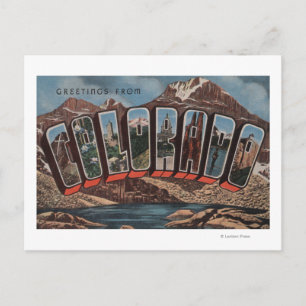 ColoradoGroße BuchstabenszenenColorado Postkarte