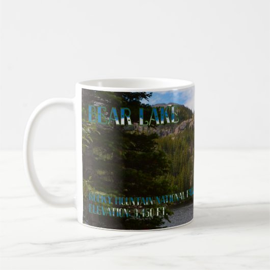 Colorado's Bear Lake, Rocky Mountain National Park Kaffeetasse (Links)