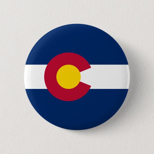 Colorados Flagge Button (Vorderseite)
