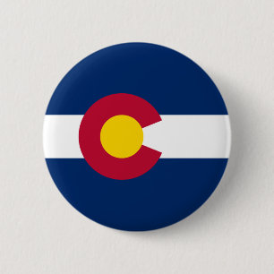 Colorados Flagge Button