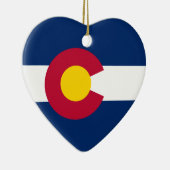 Colorados Flagge Keramikornament (Rechts)
