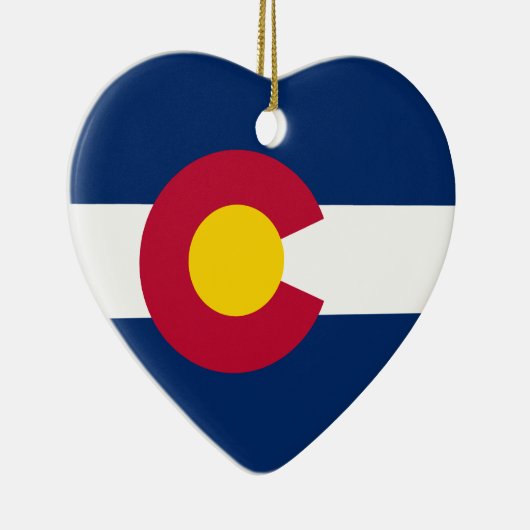Colorados Flagge Keramikornament (Rechts)