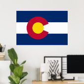 Colorados Flagge Poster (Heimbüro)