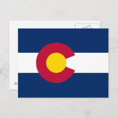 Colorados Flagge Postkarte (Vorne/Hinten)