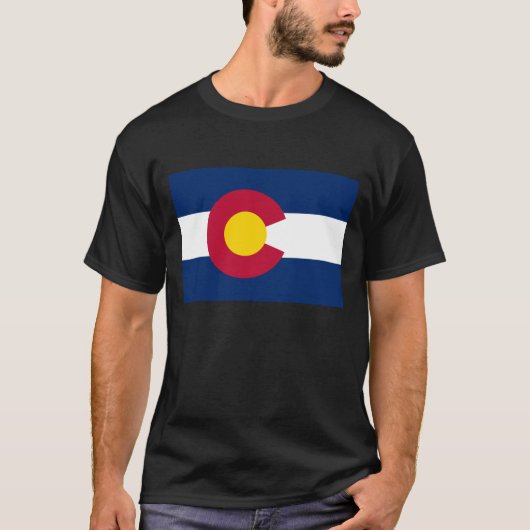 Colorados Flagge T-Shirt (Vorderseite)