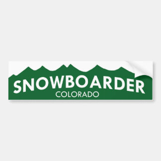 Coloradosnowboarder-Autoaufkleber Autoaufkleber