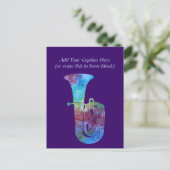 Coloralka Tuba Postkarte (Stehend Vorderseite)