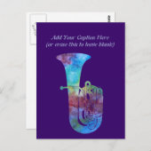 Coloralka Tuba Postkarte (Vorne/Hinten)