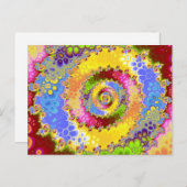 Colorama Spiral Postkarte (Vorne/Hinten)