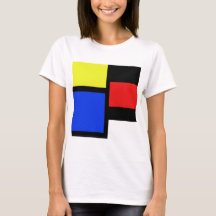 Colorblock-T - Shirt in Primärfarben