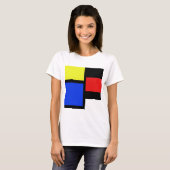 Colorblock-T - Shirt in Primärfarben (Vorne ganz)