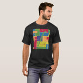 Colorblocks Dunkelheits-T - Shirt (Vorne ganz)