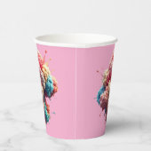 Colorbomb Explosionspapier-Tasse! Pappbecher (Rechts)