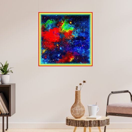 Colorburst Cosmos. Jetzt kaufen Poster (Wohnzimmer 3)