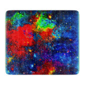 Colorburst Cosmos. Jetzt kaufen Schneidebrett (Vorderseite)