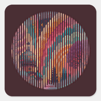 Colorburst Dome Sticker #00001 – Anpassbar