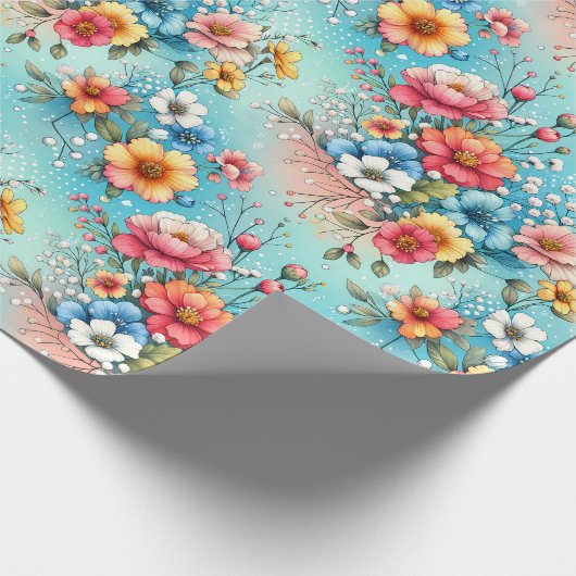 Colorburst Garden Geschenkpapier (Ecke)