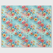 Colorburst-Garten Geschenkpapier (Flach)
