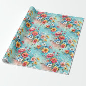 Colorburst-Garten Geschenkpapier (Ungerollt)