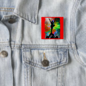 Colorburst Hintergrund mit Cheerleraders Button (Beispiel)