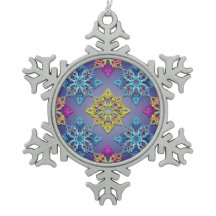 Colorburst-Schneeflocken — modernes Weihnachtsdesi