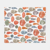 Colorcolor Pumpkins Collection Fleecedecke (Vorderseite (Horizontal))