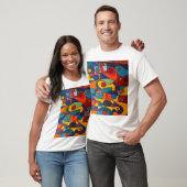 Colorcube 1 Farbiger Kubismus T-Shirt (Unisex)