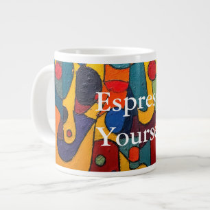 Colorcube 1 Tasse der Spezialität Kubismus