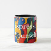 Colorcube 2 Colorful Cubism Combo Tasse (Zentrum)