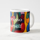 Colorcube 2 Colorful Cubism Spezielle Tasse (Vorderseite Rechts)