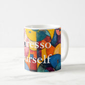 Colorcube 3 Colorful Cubism Classic Tasse (VorderseiteRechts)