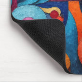 Colorcube 4 farbenfrohe Cubism Mouse Pad Mousepad (Ecke)