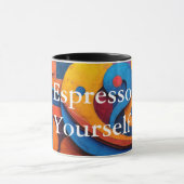 Colorcube 5 Colorful Cubism Combo Tasse (Zentrum)