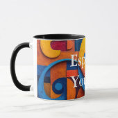Colorcube 5 Colorful Cubism Combo Tasse (Links)