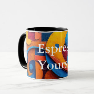 Colorcube 5 Colorful Cubism Combo Tasse