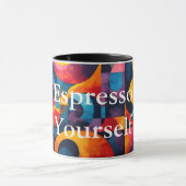 Colorcube 6 Colorful Cubism Combo Tasse (Zentrum)