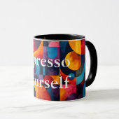 Colorcube 6 Colorful Cubism Combo Tasse (VorderseiteRechts)