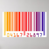 Colored Barcode Poster (Vorne)