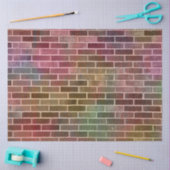 colored bricks tissue paper seidenpapier (Basteln)