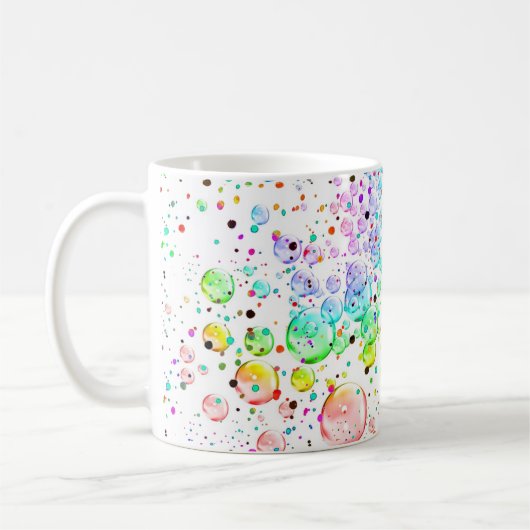 Colored Bubbles Coffee Mug Kaffeetasse (Links)