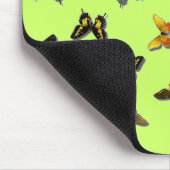 Colored Butterflies Art Mousepad (Ecke)