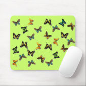 Colored Butterflies Art Mousepad (Mit Mouse)