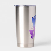 Colored Butterflies Thermobecher (Rechts)